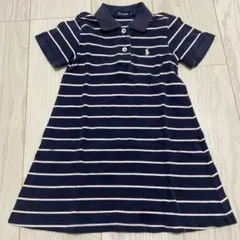 ラルフローレン　ワンピース　90 ネイビー　ピンク　ボーダー