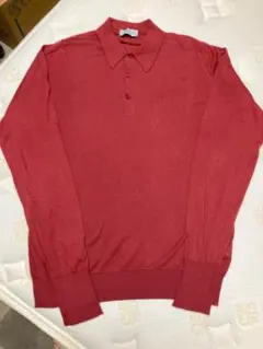 JOHN SMEDLEY FINCHLEY コットン ニットポロ レッド