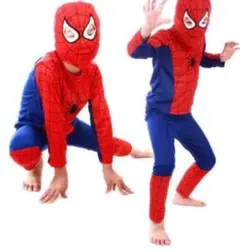 スパイダーマンの子供用 コスプレL