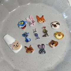 無言購入OK⭕️ ディズニー ズートピア ネイル　ネイルパーツセット