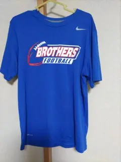 Nike ドライフィット FOOTBALL Tシャツ 青　M　ナイキ