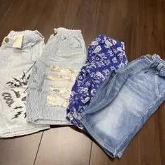 ショートパンツ 4点セット 120