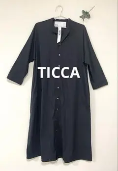 美品 TICCA 2,6万円 スタンドカラーブラウス ハイネックブラウス 566