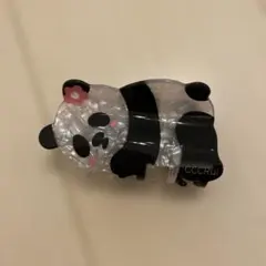 パンダのヘアクリップ
