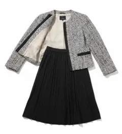 ツイード風ジャケット・スカートセットアップ 38