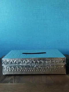 ティッシュケース アルミ バリ雑貨