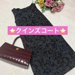 ⭐️美品⭐️クイーンズコート ワンピース 花柄　サイズ2