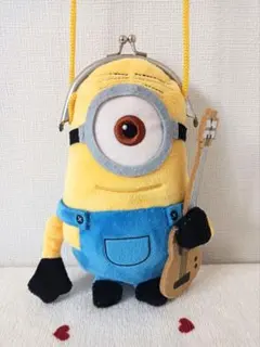 値下げ▶ミニオン がま口財布 ショルダー ポシェット