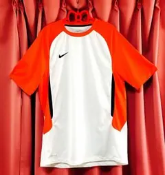 ナイキ  T シャツ　DRI-FIT  白  /  赤 /  黒