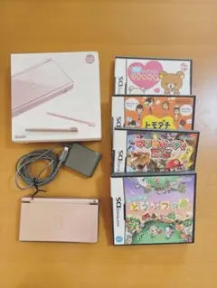 Nintendo DS Lite メタリックローズ【充電器、ソフト付】