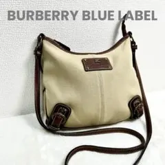 希少　BURBERRY ホースロゴ　キャンバス×レザー　ショルダーバック