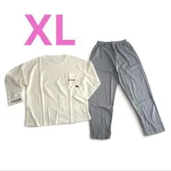 新品⭐️ワッフル生地 薄手 ルームウェア 上下 綿 XLのサムネイル