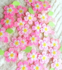 さくら　桜　春アルバム作り壁面色紙寄せ書き入学入園お祝いクラフトパンチ