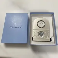WEDGWOOD ウェッジウッド 置時計 メタル製 ブルーチャーム付