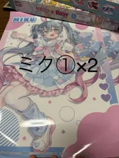 タイトーくじ 初音ミク×RODY I賞 A3ポスター　ミク① 2点セット