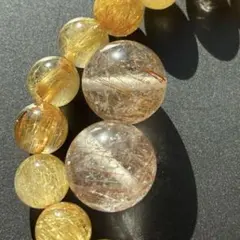 ルチルクォーツ ビーズ・アクセサリー