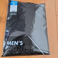 メンズ 半袖 Vネック インナー 2枚組 M