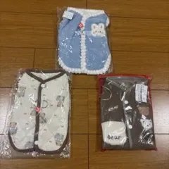 犬用コート 3点セット 動物柄