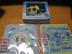 パワーパフガールズ一番くじ C賞バブルス　ぬいぐるみ マスコット G賞タオル2種