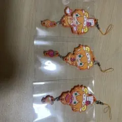 すとぷりじぇる君ラバーストラップ キャラクター ストラップ 3個セット オレンジ