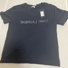 SAINT LAURENT ロゴ Tシャツ ネイビー Mのサムネイル