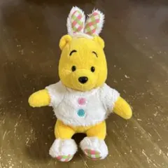くまのプーさん　イースター　ディズニーリゾート　ぬいぐるみバッチ