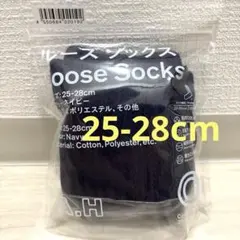 ファミマ×長谷川昭雄（A.H） ルーズソックス ネイビー 25-28cm