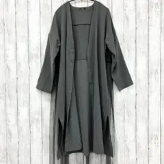 【 OSMOSIS 】オズモーシス バックチュールガウンコート