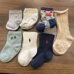 保育園　まとめ売り　靴下　ベビー　7本セット