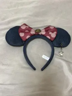 デニム ミッキー耳カチューシャ
