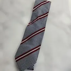 NAVY & GREEN ストライプネクタイ