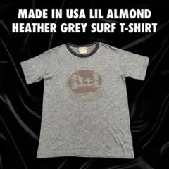 571【米国製】Lil Almond リルアーモンド霜降りグレーTシャツ サーフ