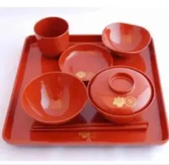 ❤️お食い初め用品セット❤️ 明治神宮 食器セット 漆器 未使用のサムネイル