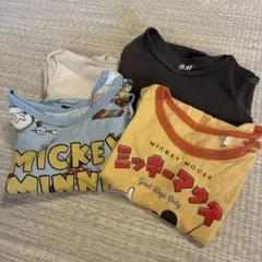 ［まとめ売り］半袖ロンパース 4枚セット 80サイズ