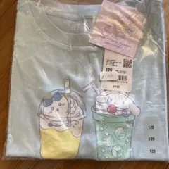 ユニクロ ちいかわ サンリオ Tシャツ UT 半袖 キッズ ライトブルー 120