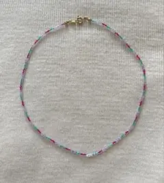 ビーズネックレス ハンドメイド 韓国
