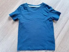 H&M オーガニックコットン Tシャツ ダークブルー　サイズ100のサムネイル