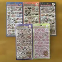 正規品　ボンボンドロップシール　和柄　5枚セット　クーリア