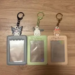 サンリオ　チェキ用ホルダー　クロミ　ポチャッコ　タイニーチャム　3点セット