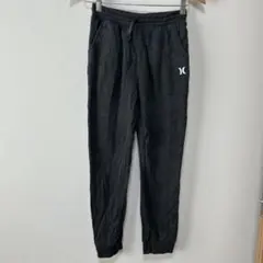 Hurley ハーレー スウェットパンツ リブ ロゴ 無地 L 黒 綿 キッズのサムネイル