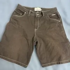 Dime デニムショートパンツ ブラウンのサムネイル