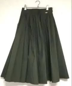 セール実施中★【美品】ロペ ROPE 上品　フレアスカート カーキ　ミモレ丈