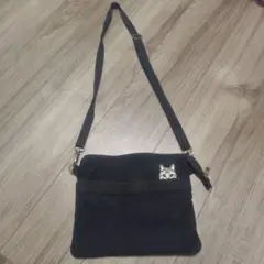 猫 黒ショルダーバッグ