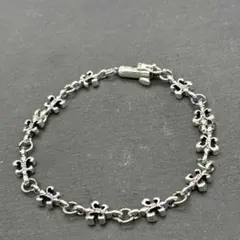 【人気】ヴィンテージ シルバー 925 ブレスレット クロス 十字架