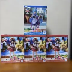 ✨この素晴らしい世界に祝福を！3✨めぐみん・アクア　フィギュア4個セット