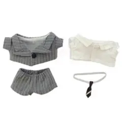 10cmぬいぐるみ用 着せ替え服 ぬい服 コスチューム 弁護士 4点セット