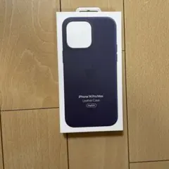 新品未使用アップル純正　iphone 14proMaxレザーケース