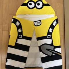 ミニオン フード付きタオル ツルハシ