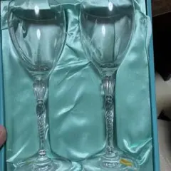 Kagami crystal ワイングラス2個セット