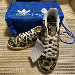 【 BAPE X ADIDAS 】STAN SMITH BAPE CAMO